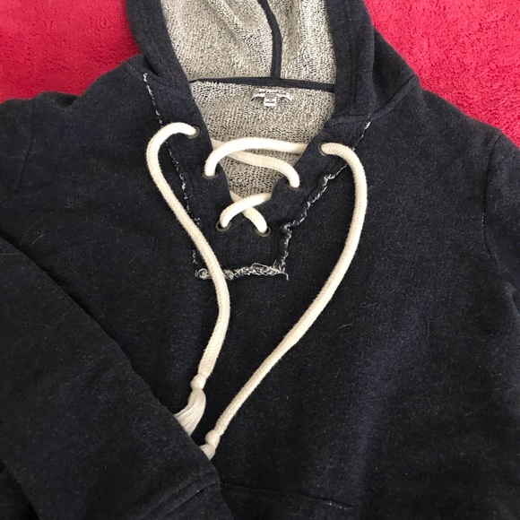 Splendid fleece hooded top. Like new! - Picture 2 of 3